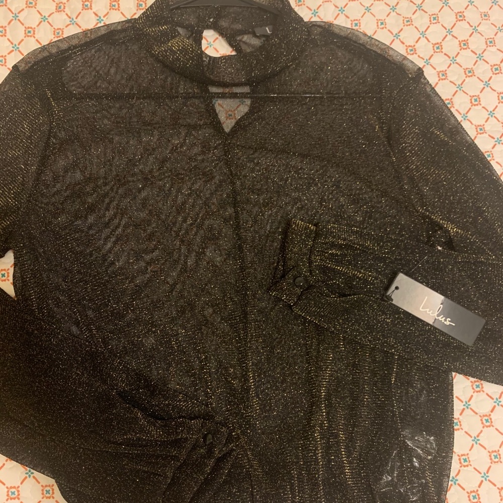 Sheer turtle neck!